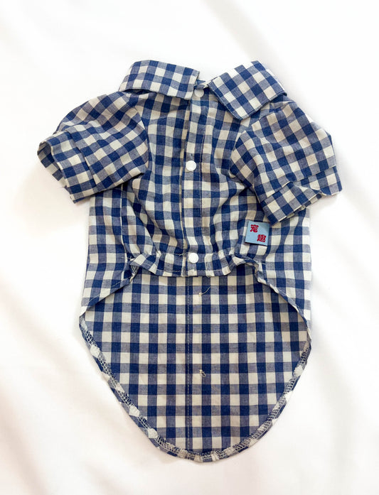 Camisa Xadrez com Gravatinha