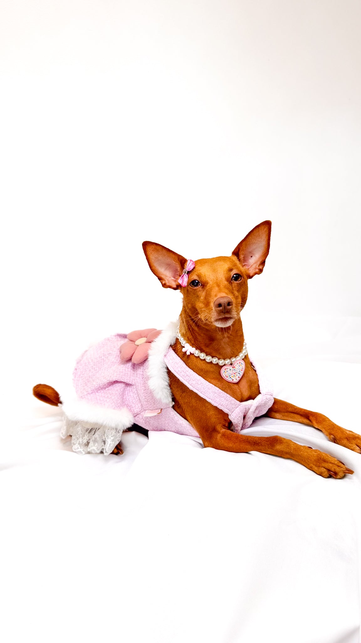 Vestido Rosa com Flor – Guia Integrada