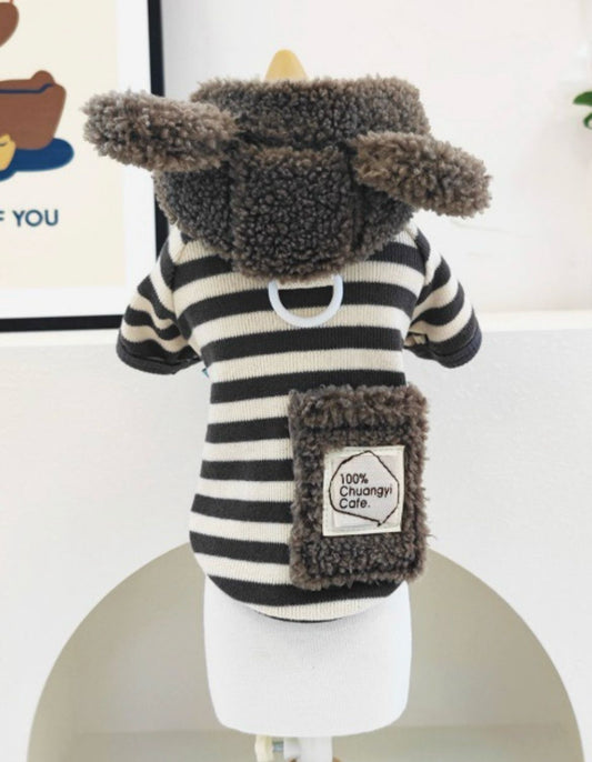 Roupa de Inverno Listrada com Entrada para Guia