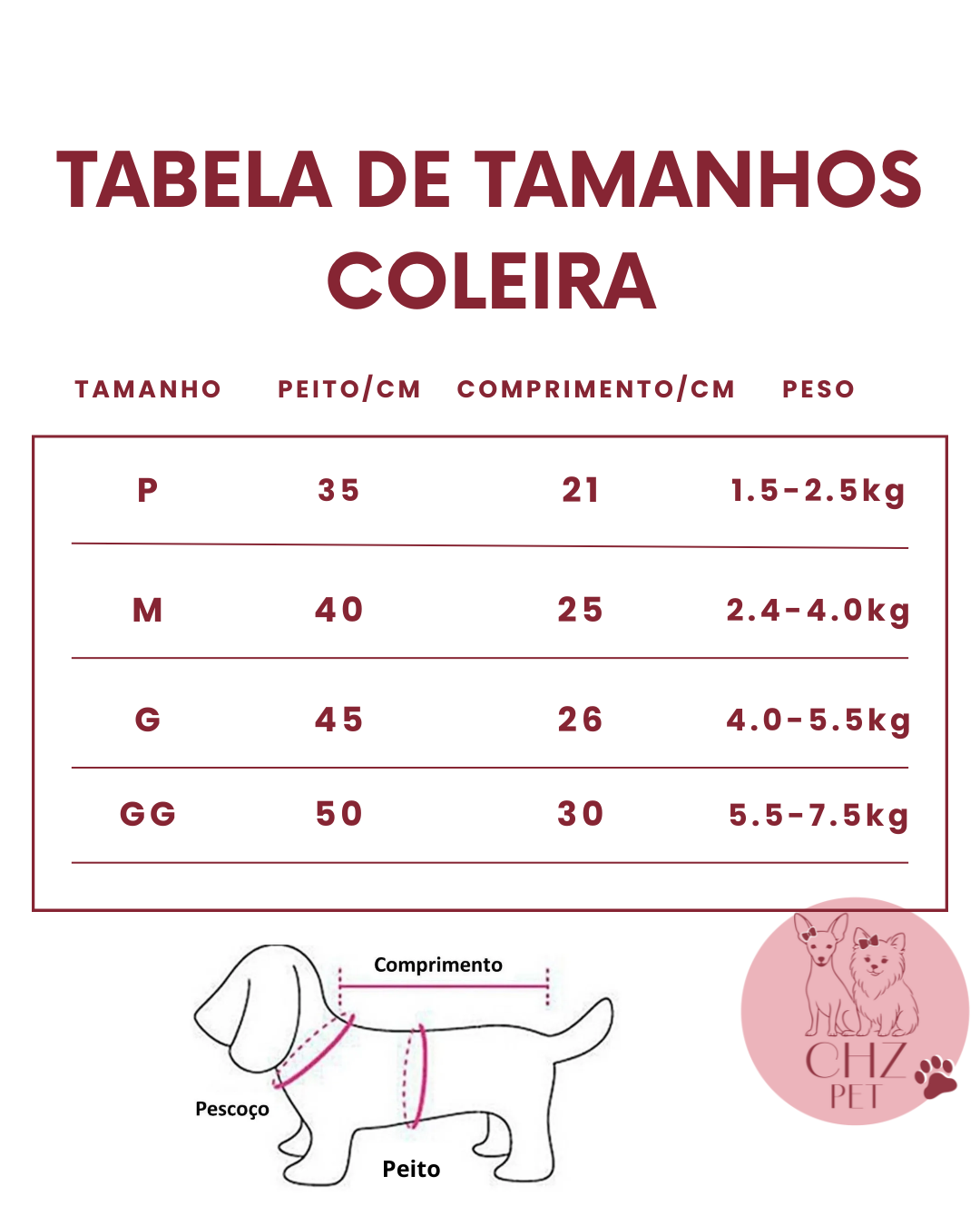 Coleira Vestido com Laço