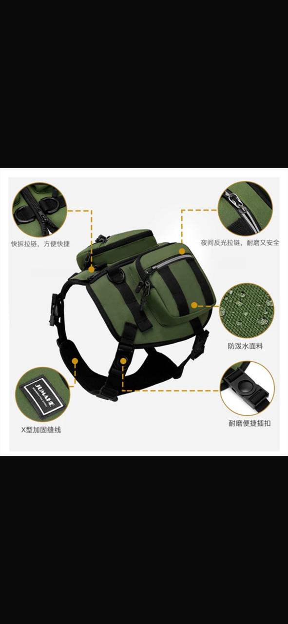 Peitoral Mochila com Bolsos Laterais